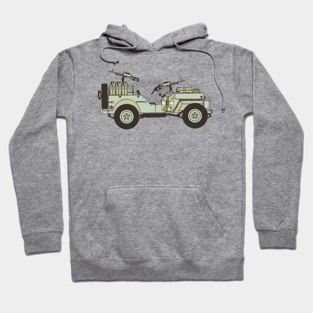 SAS Jeep Hoodie by Toby Wilkinson